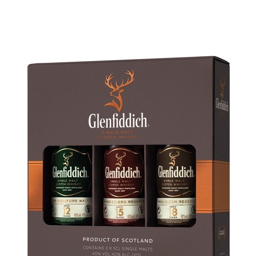 Glenfiddich Single Malt Scotch Whisky Miniature Gift Set