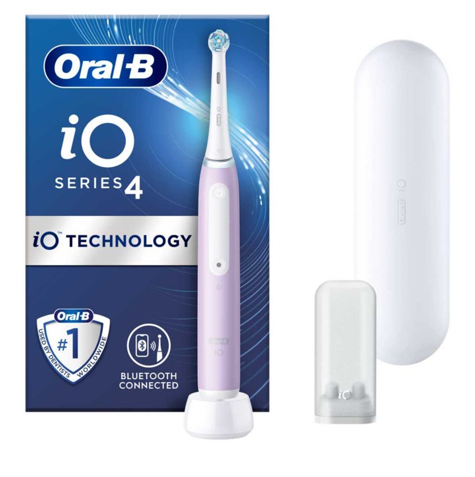 iO4 Lavender Electric Toothbrush Designed By Braun