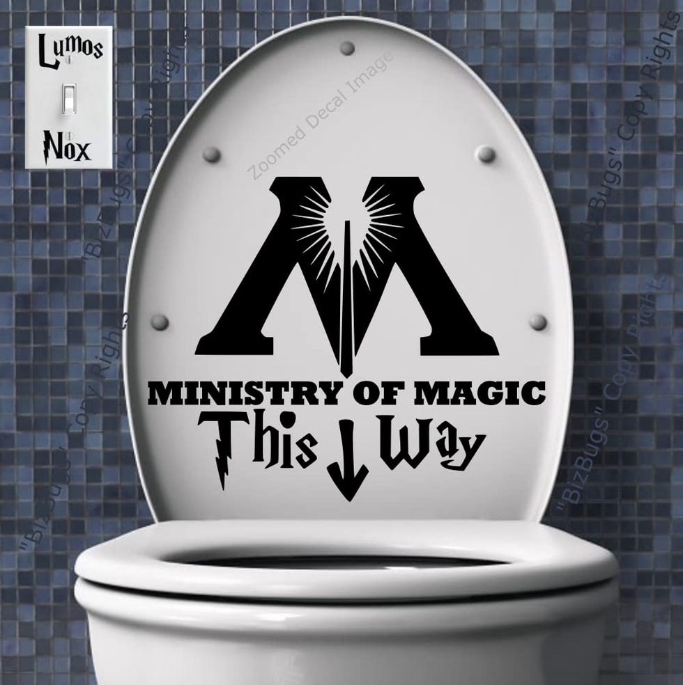 Ministry of Magic This Way Decal