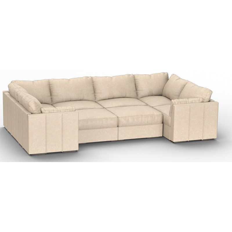 6 piece modular pit deals sectional sofa