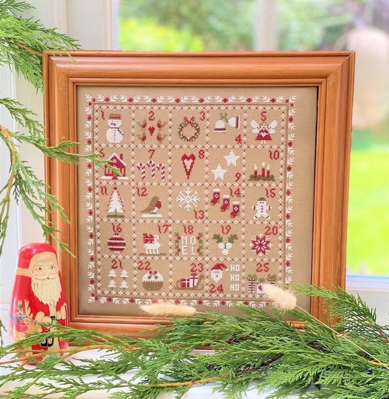  NEW for 2023 - Cross Stitch Advent Calendar, Christmas  Embroidery Kit, Christmas Advent Calendar 2023 Cross Stitch Kits, Christmas  Advent Calendar 2023 for Women Teen Girls (Red) : Arts, Crafts & Sewing