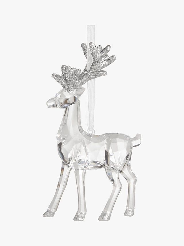 Winter Fairytale Acrylic Reindeer Tree Decoration