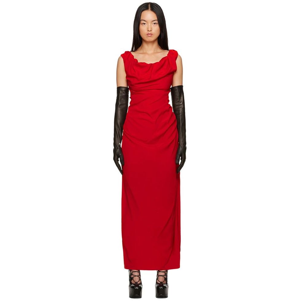 Red Ginnie Maxi Dress