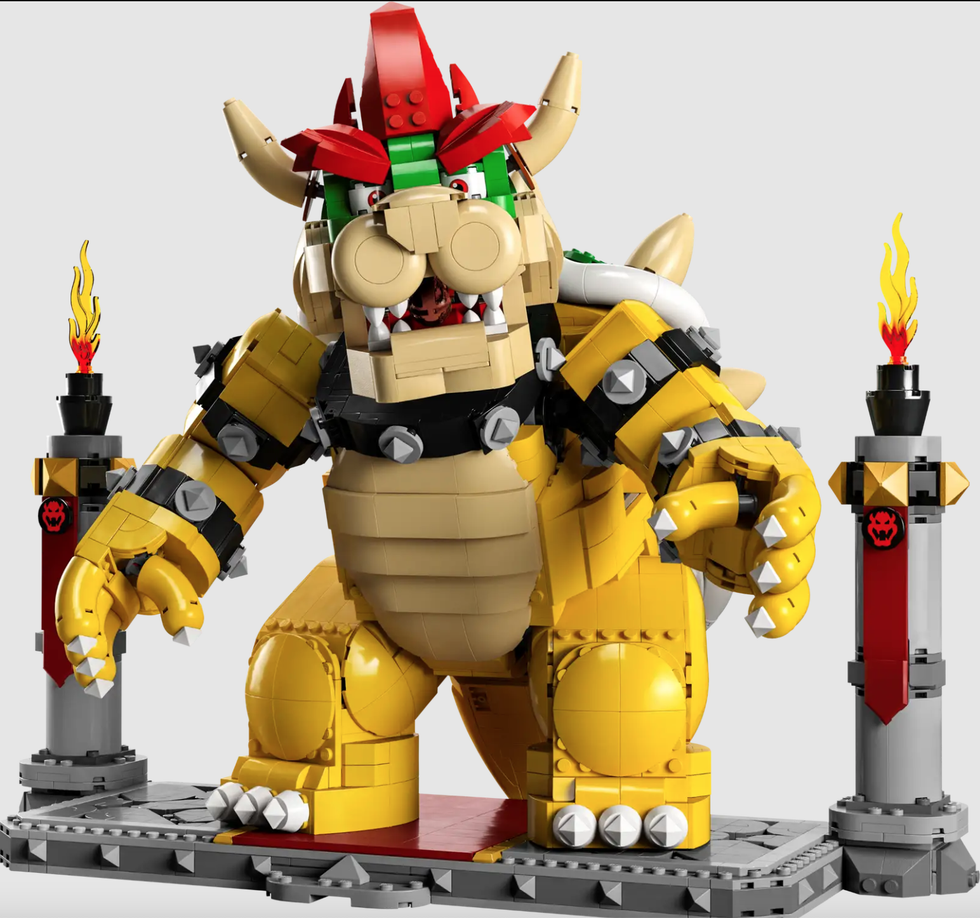 The Mighty Bowser Lego model