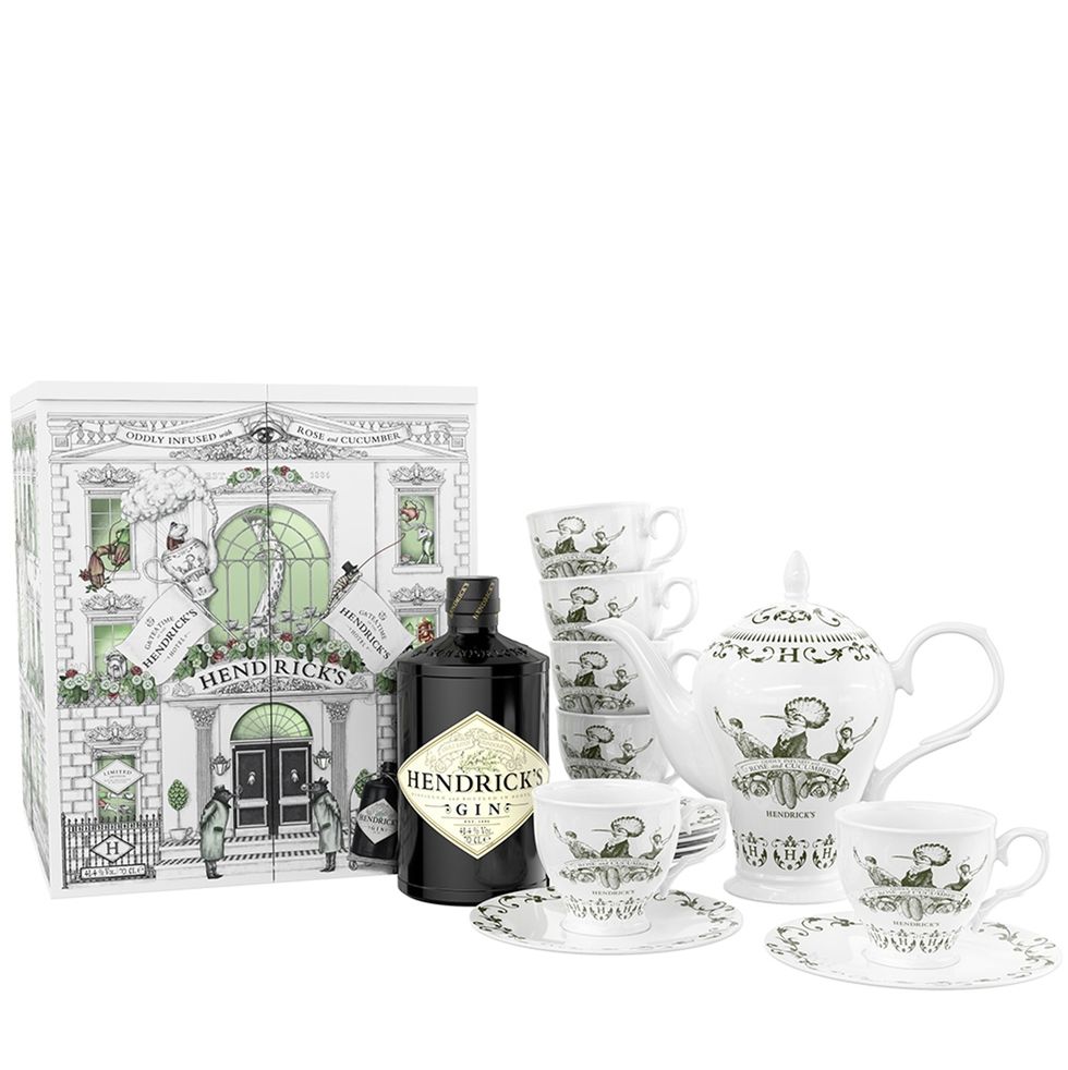 Hendrick's Hotel Gin & Tea Set Gift Box