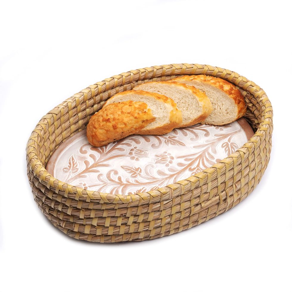 Bread Basket with Warming Stone