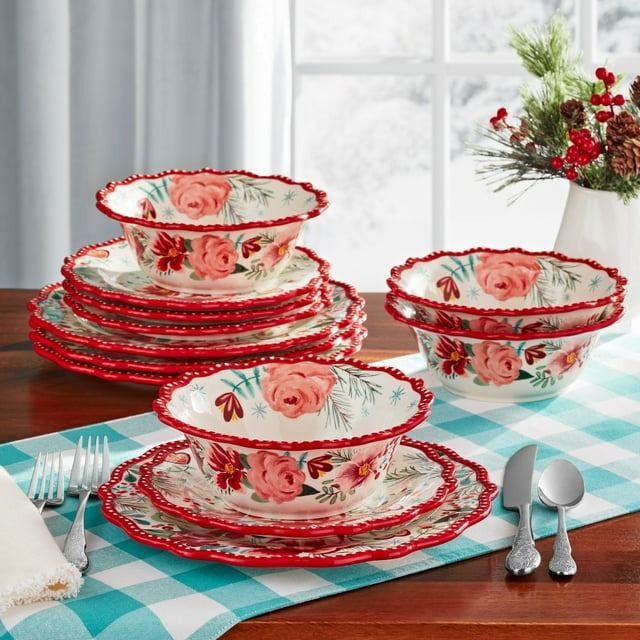 The Pioneer Woman Floral Medley 16-Piece Bakeware Combo Set
