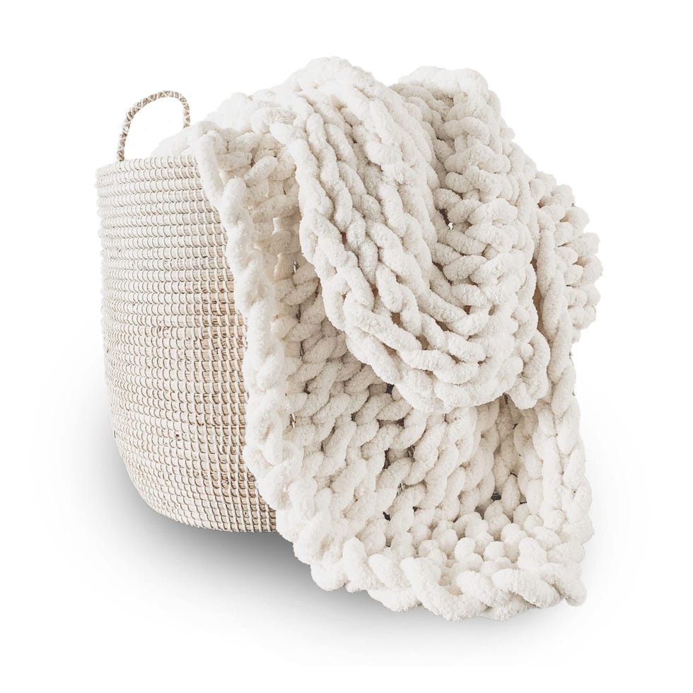 Chunky Knit Blanket Throw