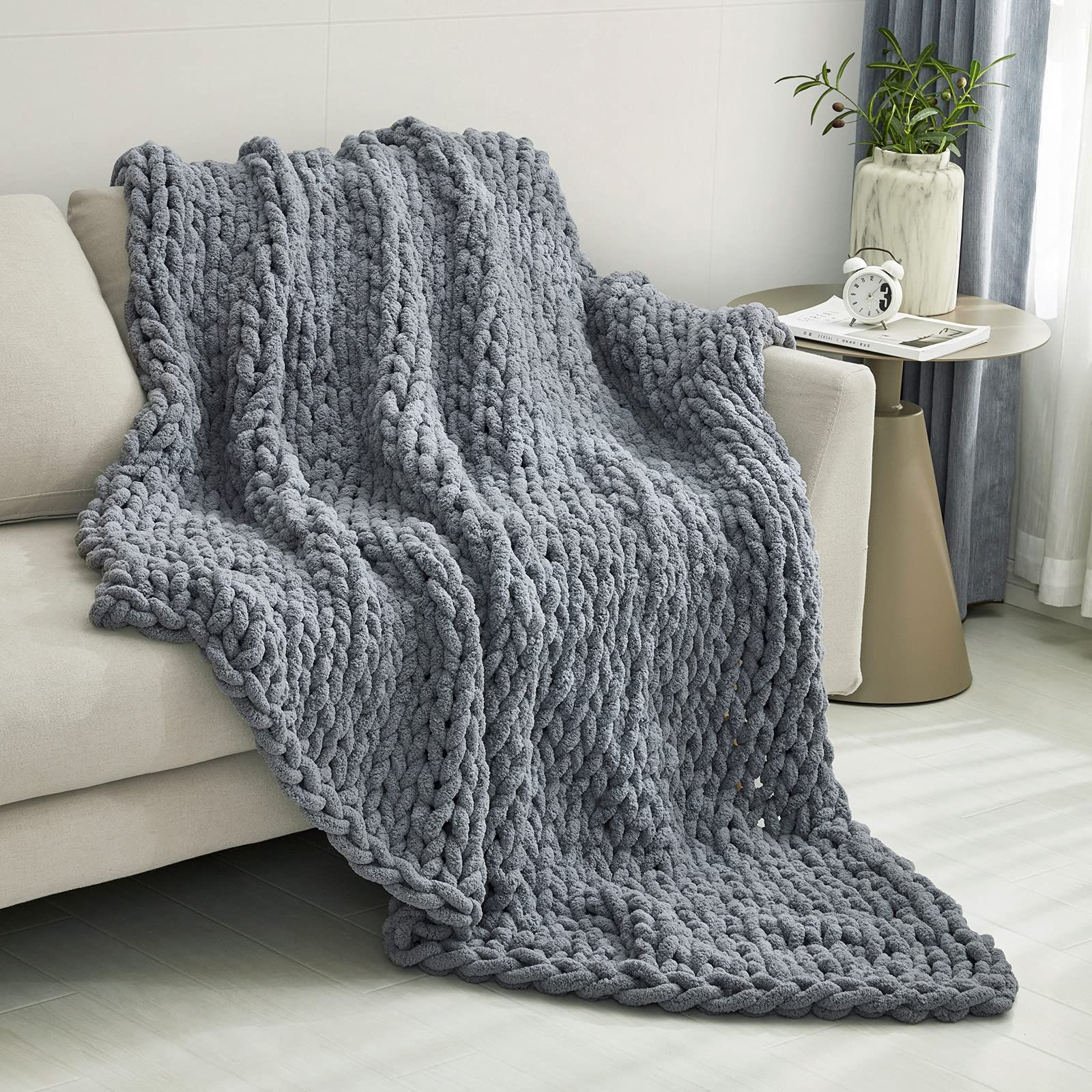 Metfine chunky blanket discount reviews