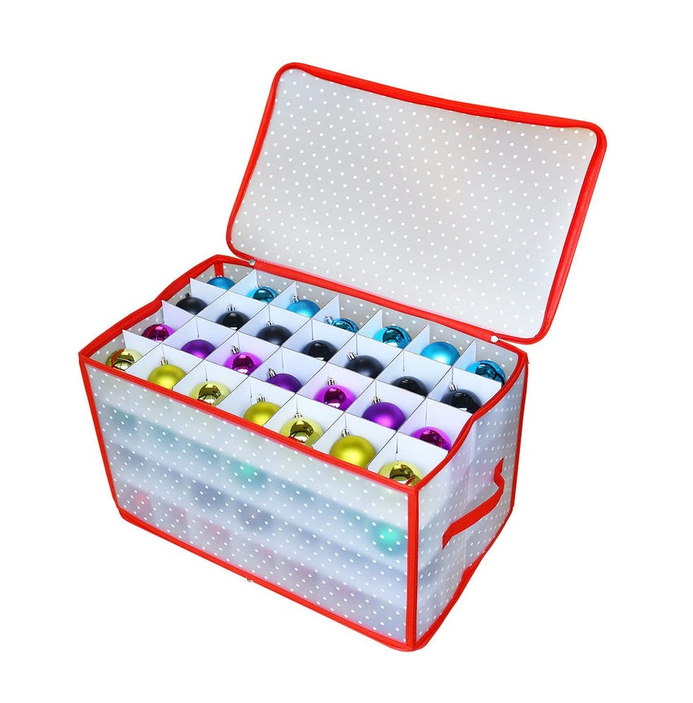 Caja para guardar bolas de Navidad