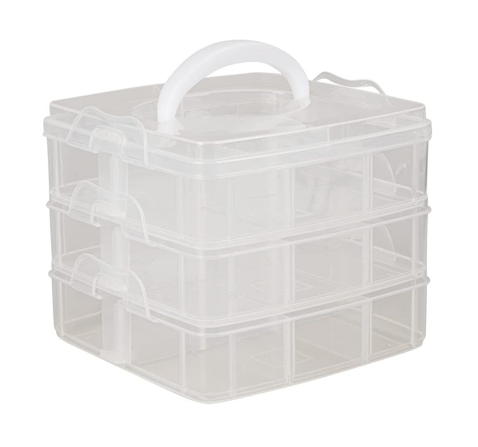 Caja clasificadora con compartimentos