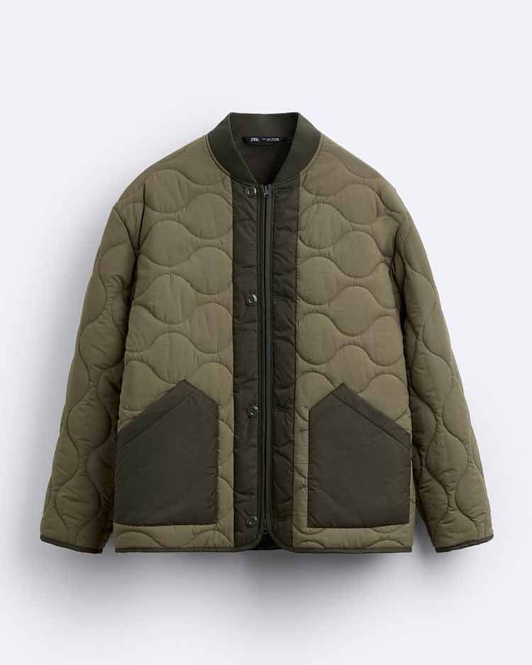 Chaqueta aviador hombre zara sale