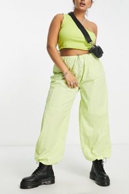Plus Relaxed Soft Touch Cargo Wide Leg Pants
