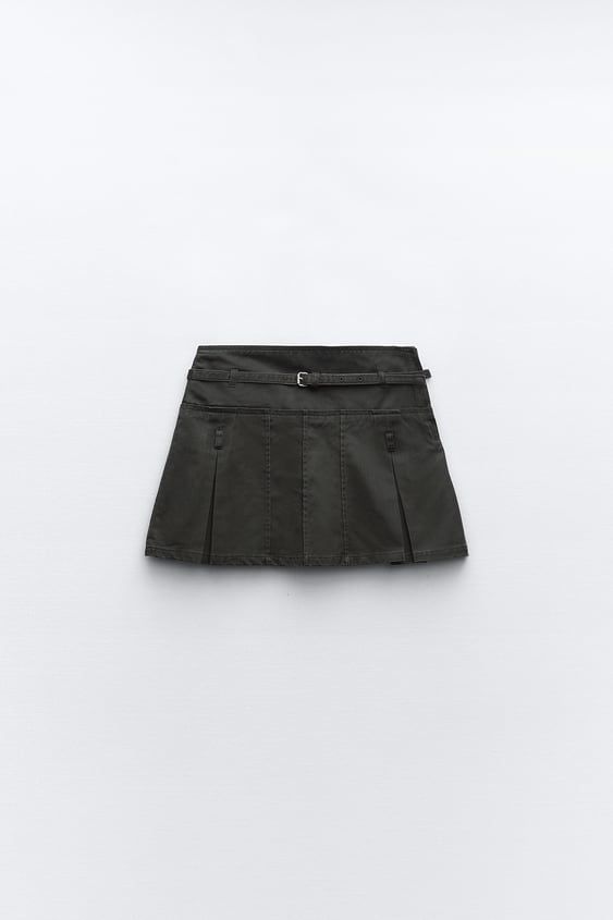 Minifalda de Zara con cinturón