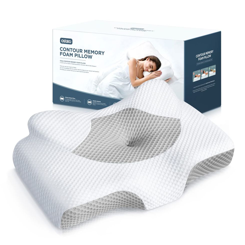 Wife Pillow - Medium Soft Support. Ergonomic Arm Holes Positioner. Bed Side Sleeper. Cervical Neck, Shoulder & Rotator Cuff Pain Relief. Fully