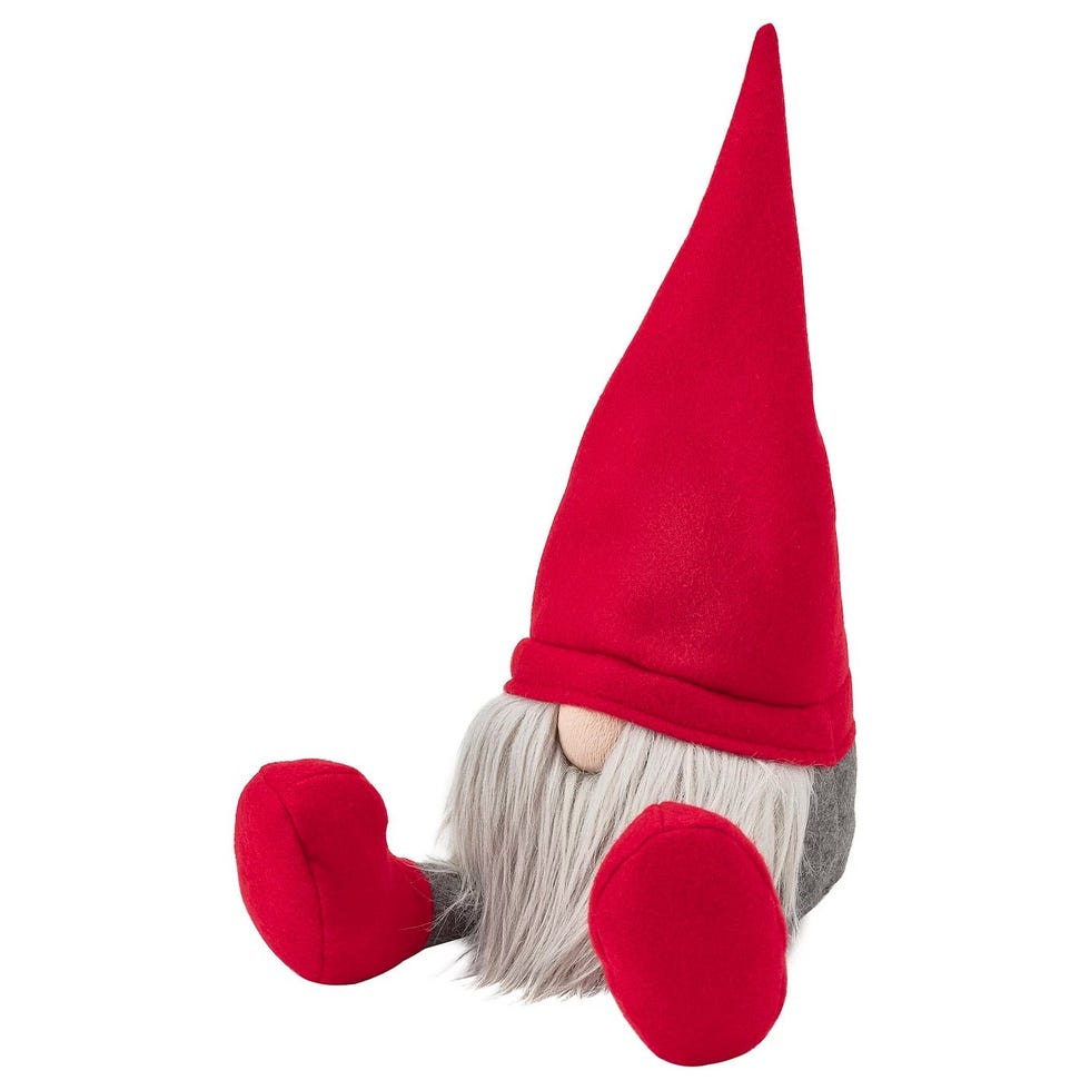 4. Papá Noel Sentado Rojo Y Gris