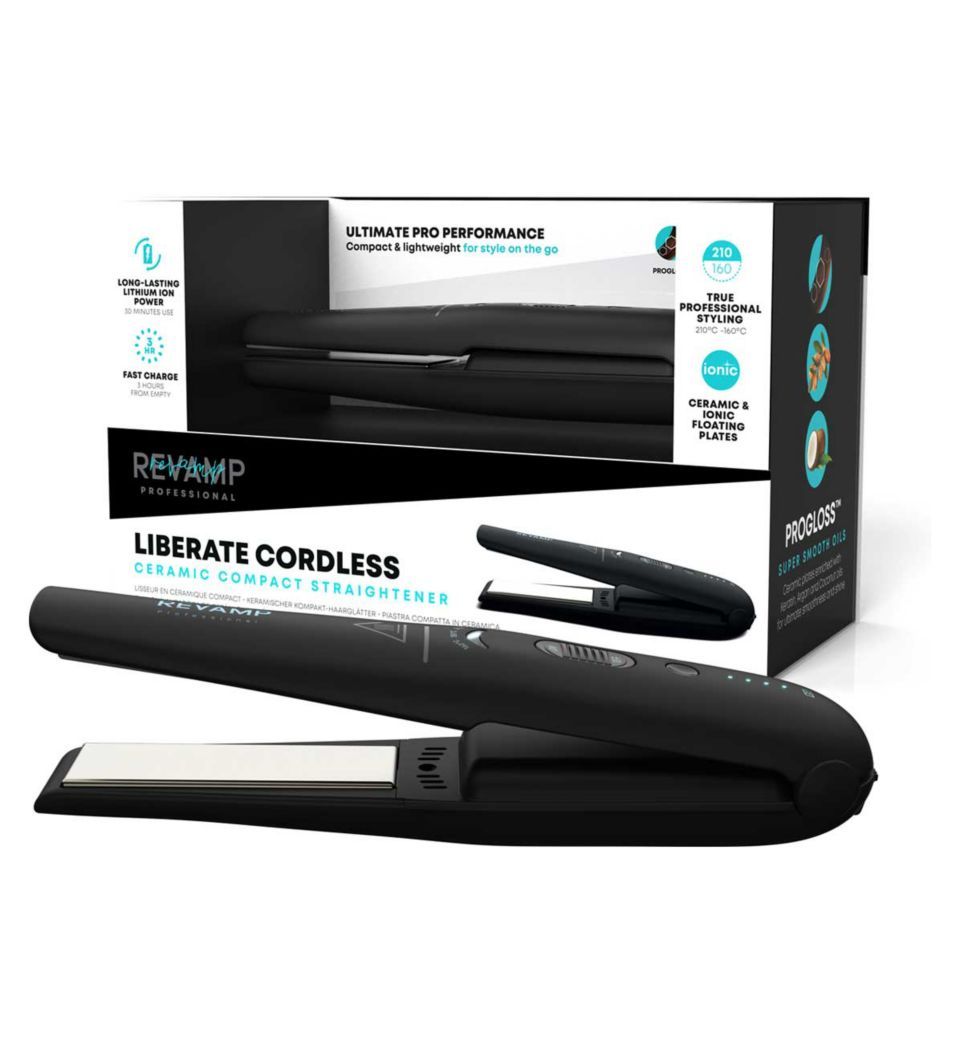 Revamp Progloss Liberate Cordless Compact Ceramic Hair Straightener