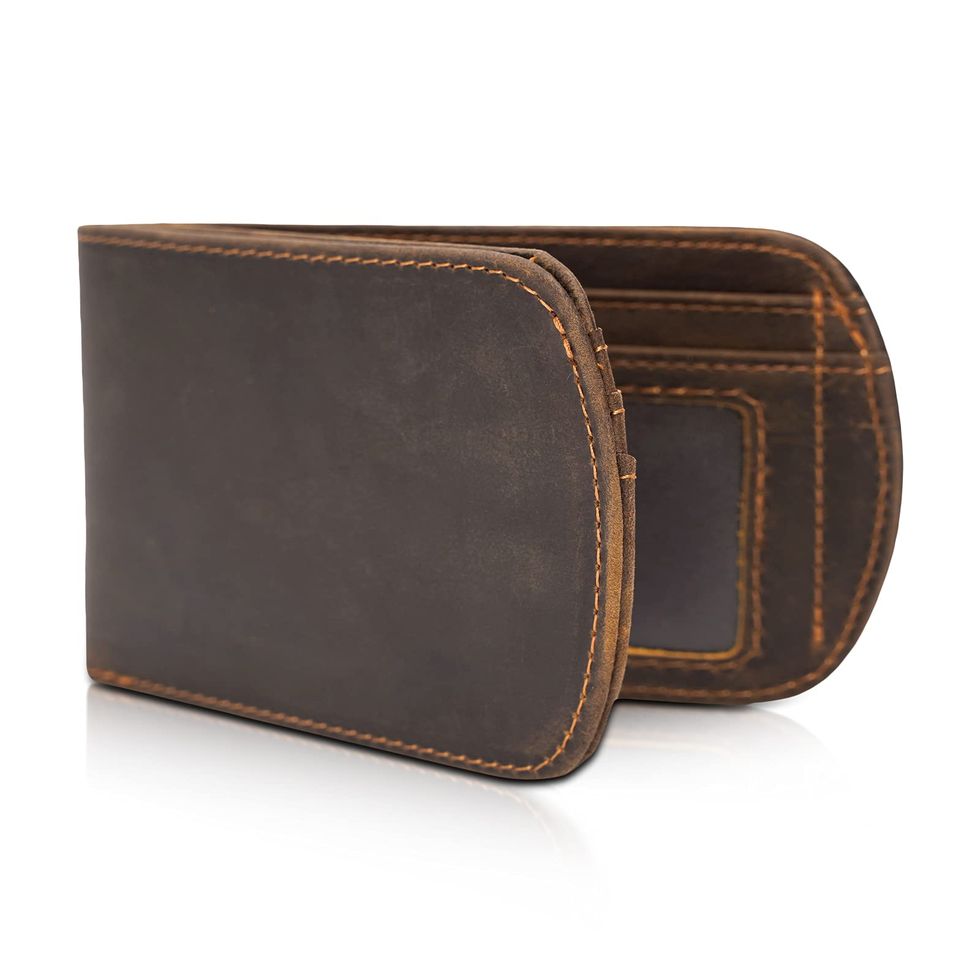 Men's Slim Front Pocket Wallet with 5 Slots - Main Street Forge