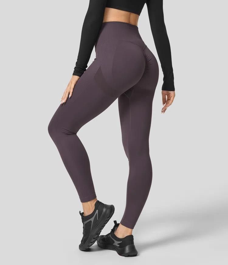 Women's Bubble Hip Butt Lifting Anti Cellulite Legging High Waist Workout  Tummy Control Yoga Tights | Fruugo UK