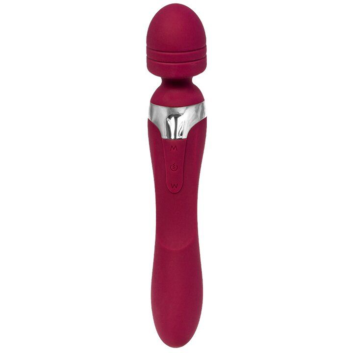 Burgundy 8 Function Wand and G-Spot Vibrator