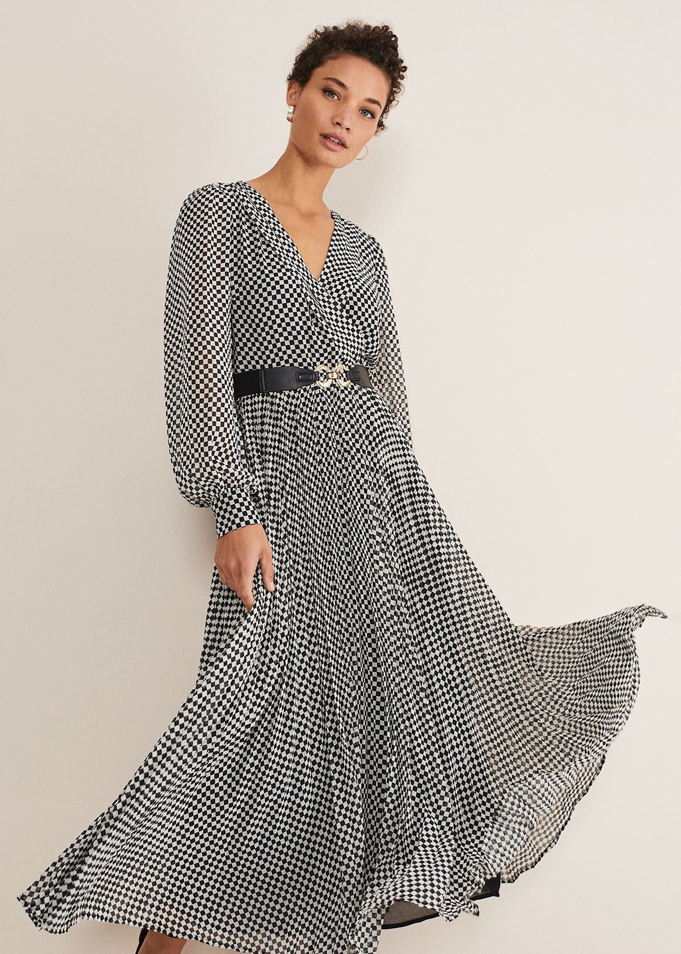 Primark snake skin midi dress Primark s long sleeved dress in