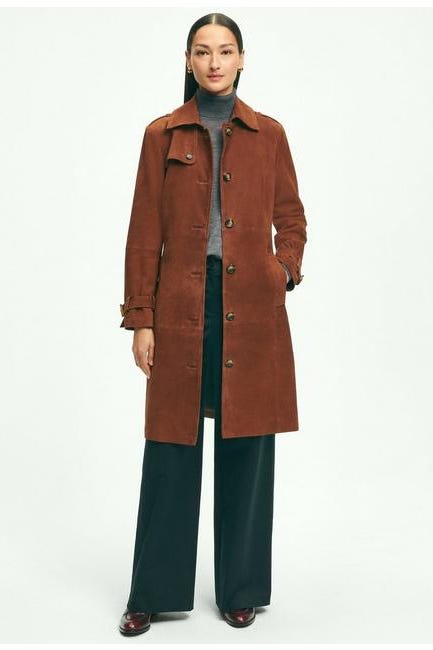 Suede Trench Coat Suede Trench Coat