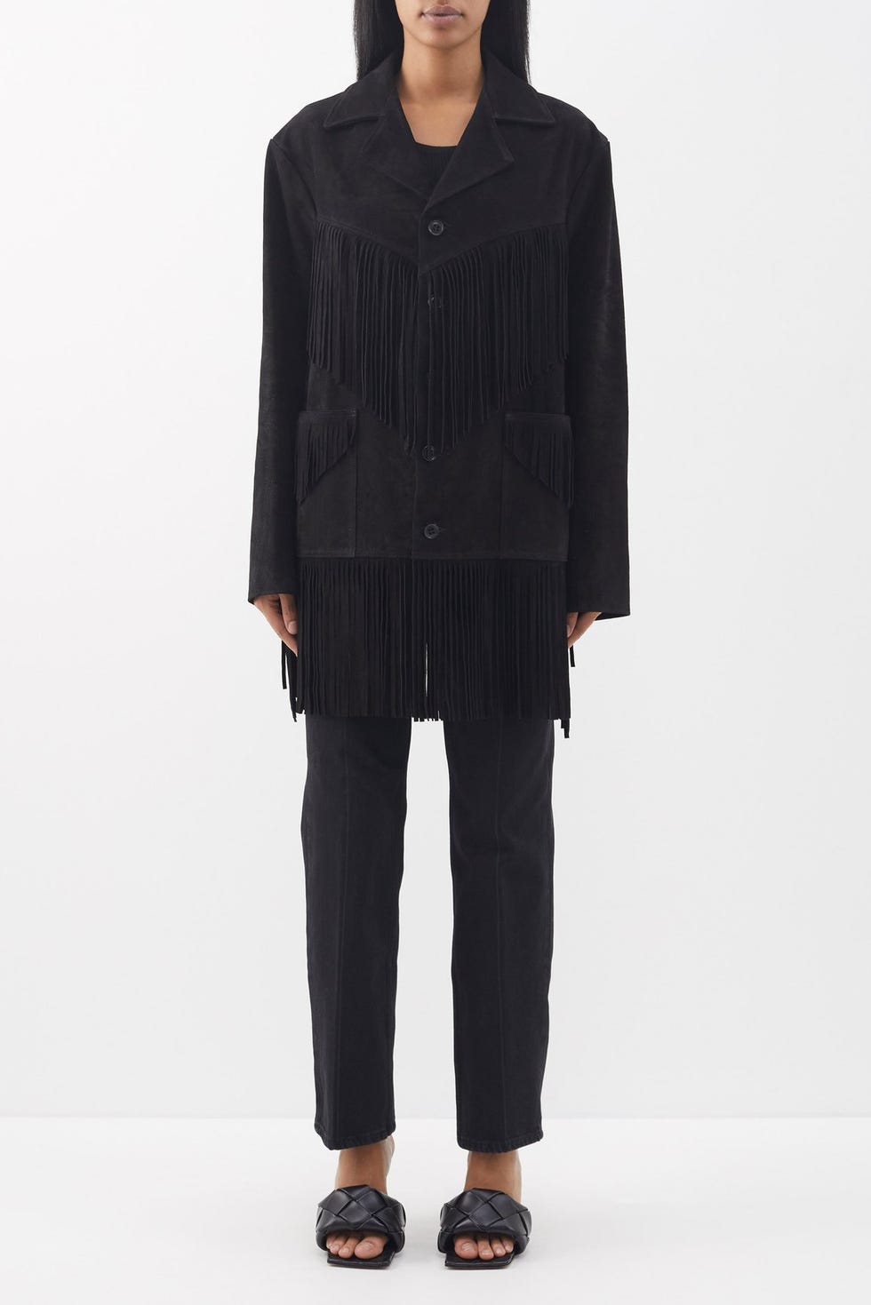 Western fringed suede jacket Western fringed suede jacket
