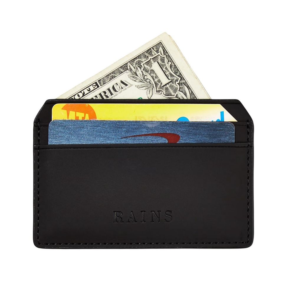 The Ridge Wallet - Leather Cash Strap Wallet - Midnight Black