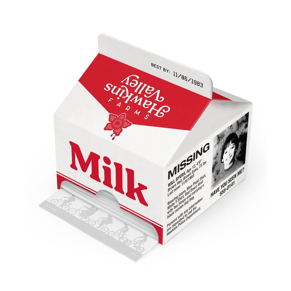 Stranger Things Milk Carton Notes
