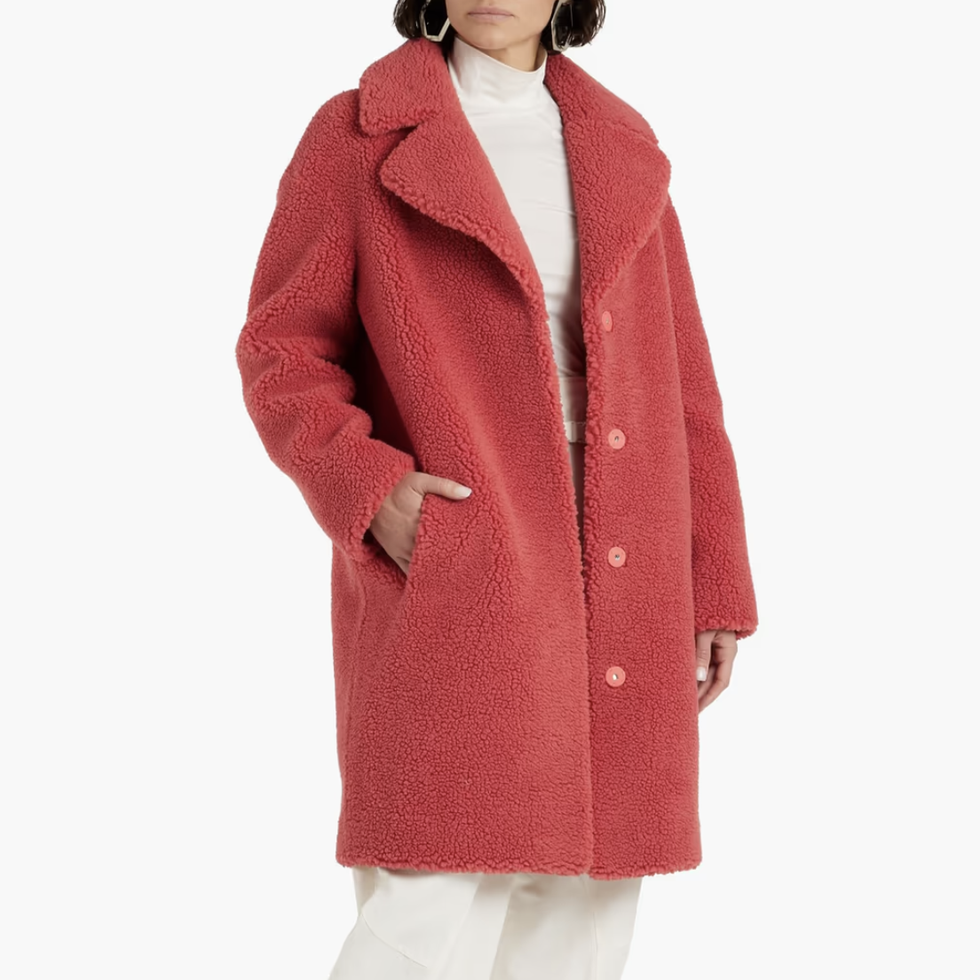 Camille Faux Shearling Coat