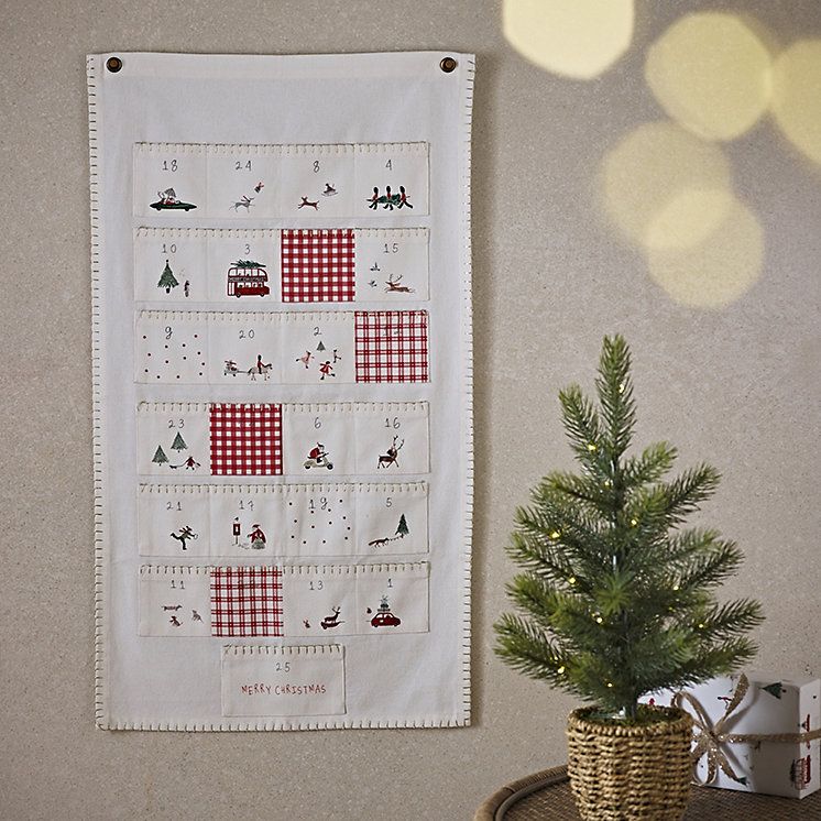 New For 2023 - Cross Stitch Advent Calendar, 24 Days Cross Stitch Pattern  Advent Calendar, Sewing Christmas Calendar