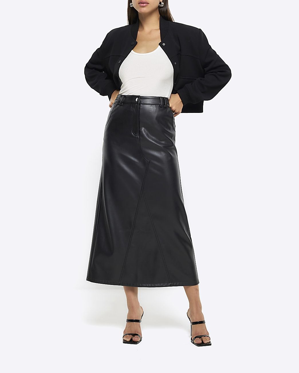 Best black leather skirt - Black leather skirts for a/w 2023