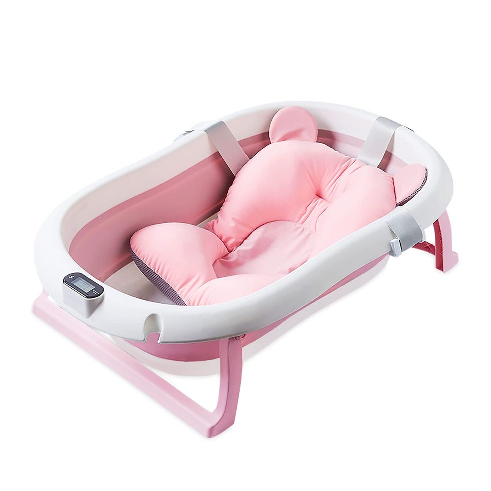 Estas son las bañeras plegables más prácticas y cómodas para usar con el  bebé