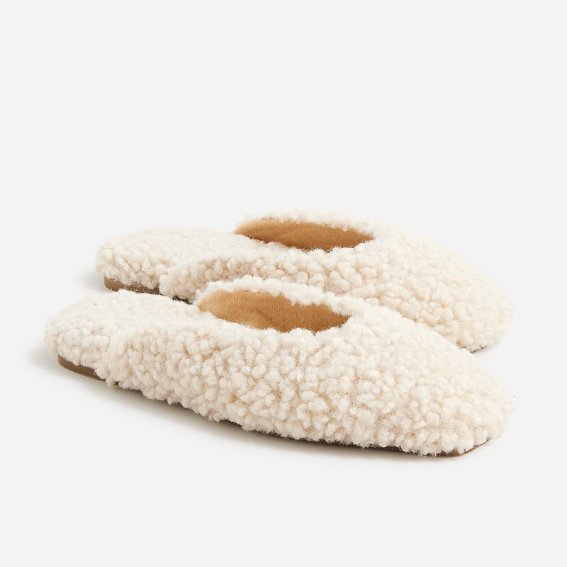 House Slippers in Sherpa