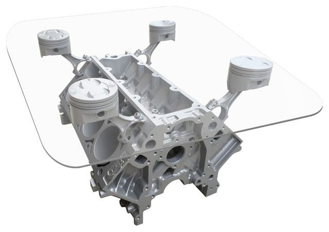 Engine Block Coffee Table Engine Block Coffee Table