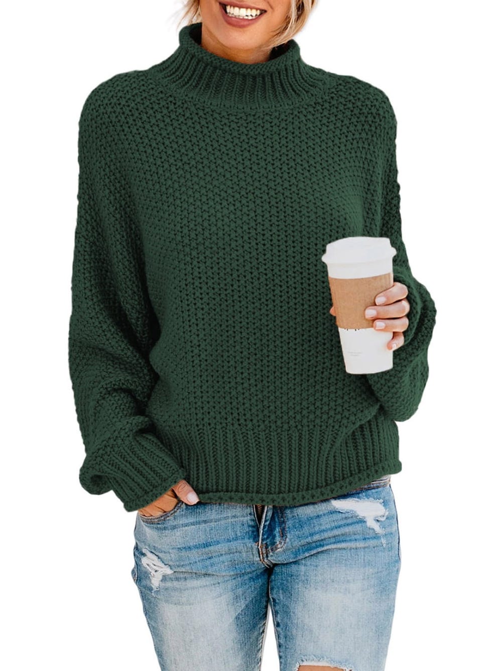 Knit Turtleneck Sweater 