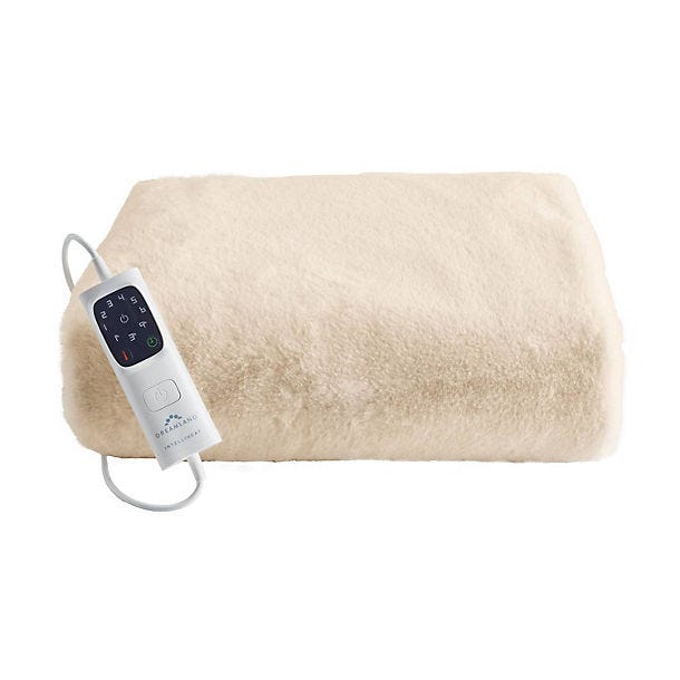 Dreamland Faux Fur Heated Throw 
