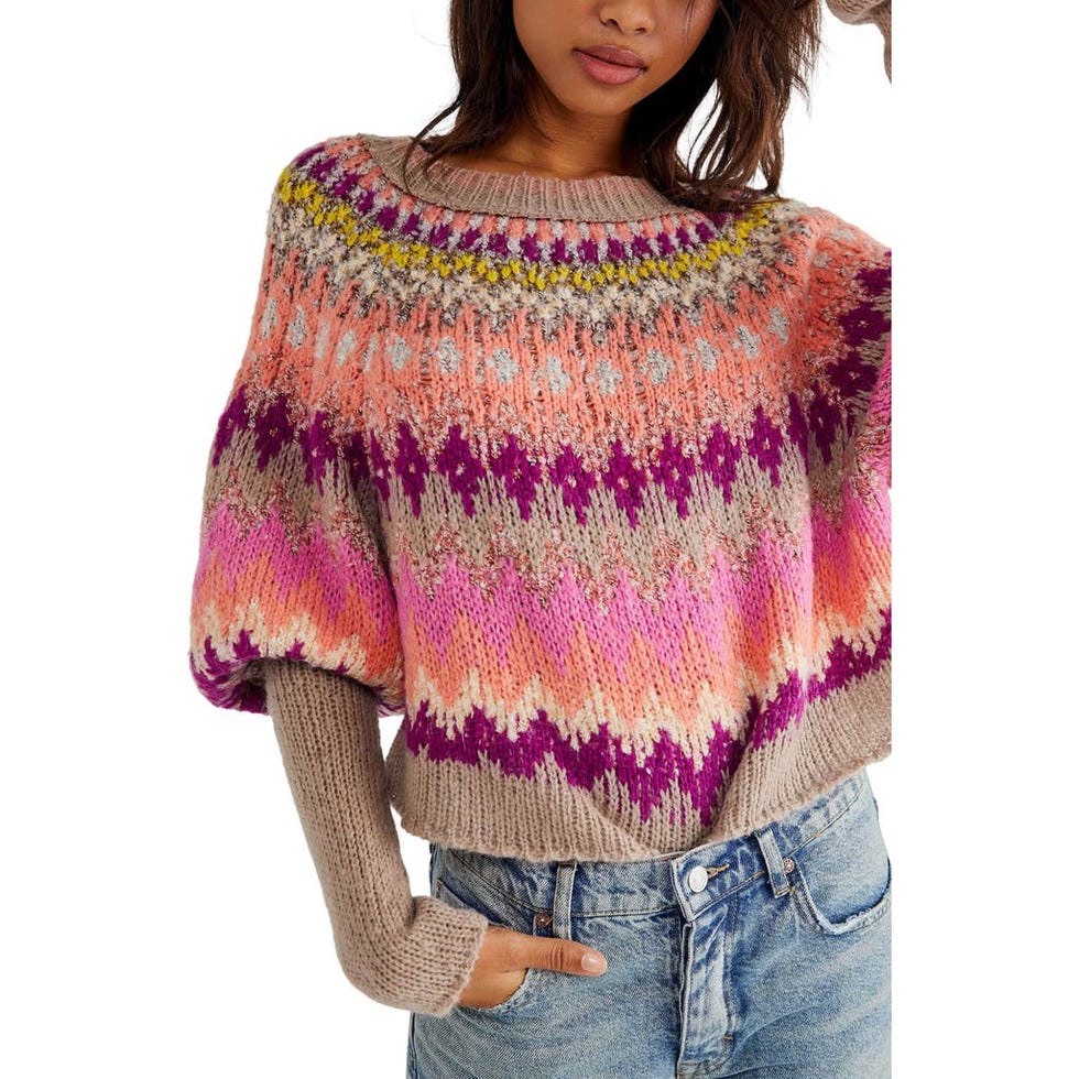 Free People Home for the Holidays Juliet Sleeve Sweater Free People Home for the Holidays Juliet Sleeve Sweater
