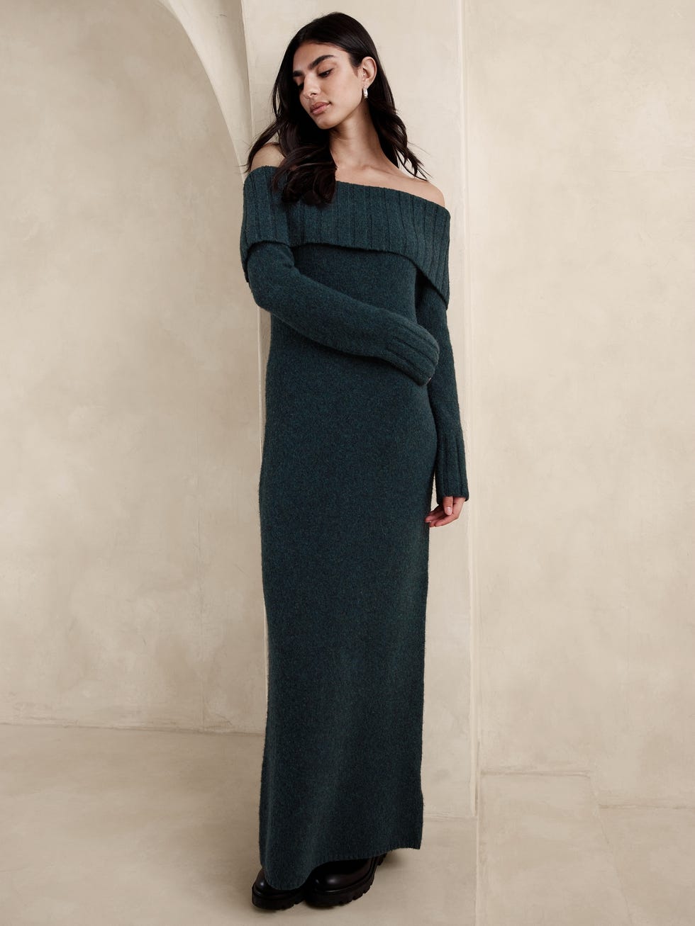 Rosie Off-Shoulder Sweater Dress