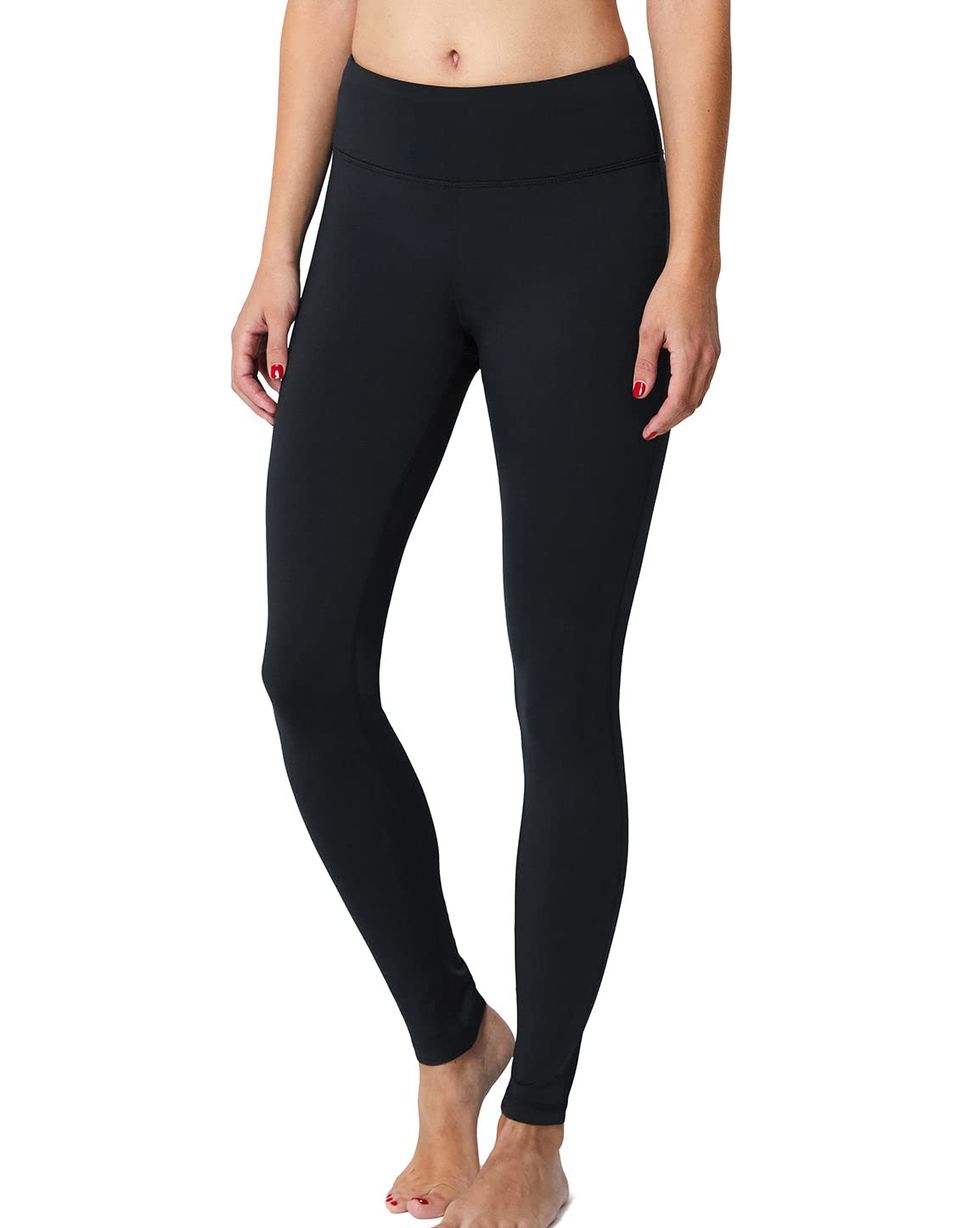 Women Fleece-lined Leggings Gym Workout Tights Quick Drying Pants