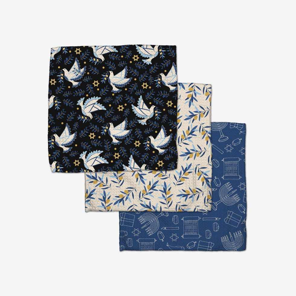 Happy Hanukkah Dish Cloth Set