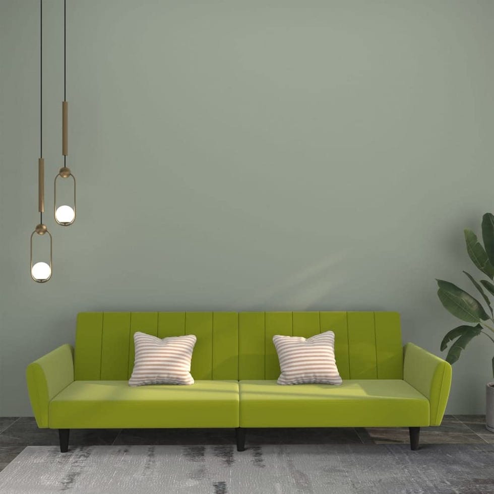 Sofá moderno en verde