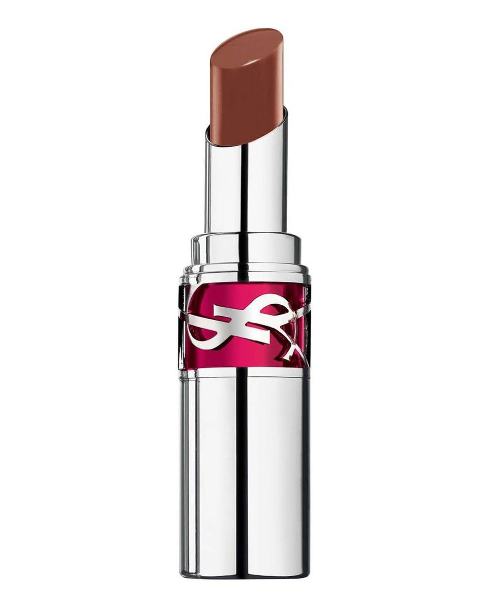 YSL Rouge Volupte Candy Glaze In 14 Scenic Brown