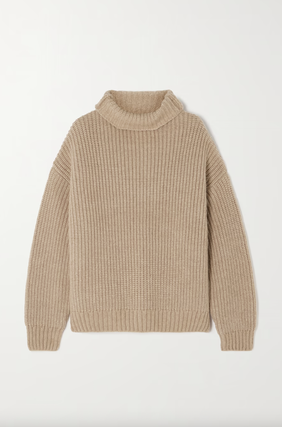 Sydney Ribbed-Knit Turtleneck Sweater