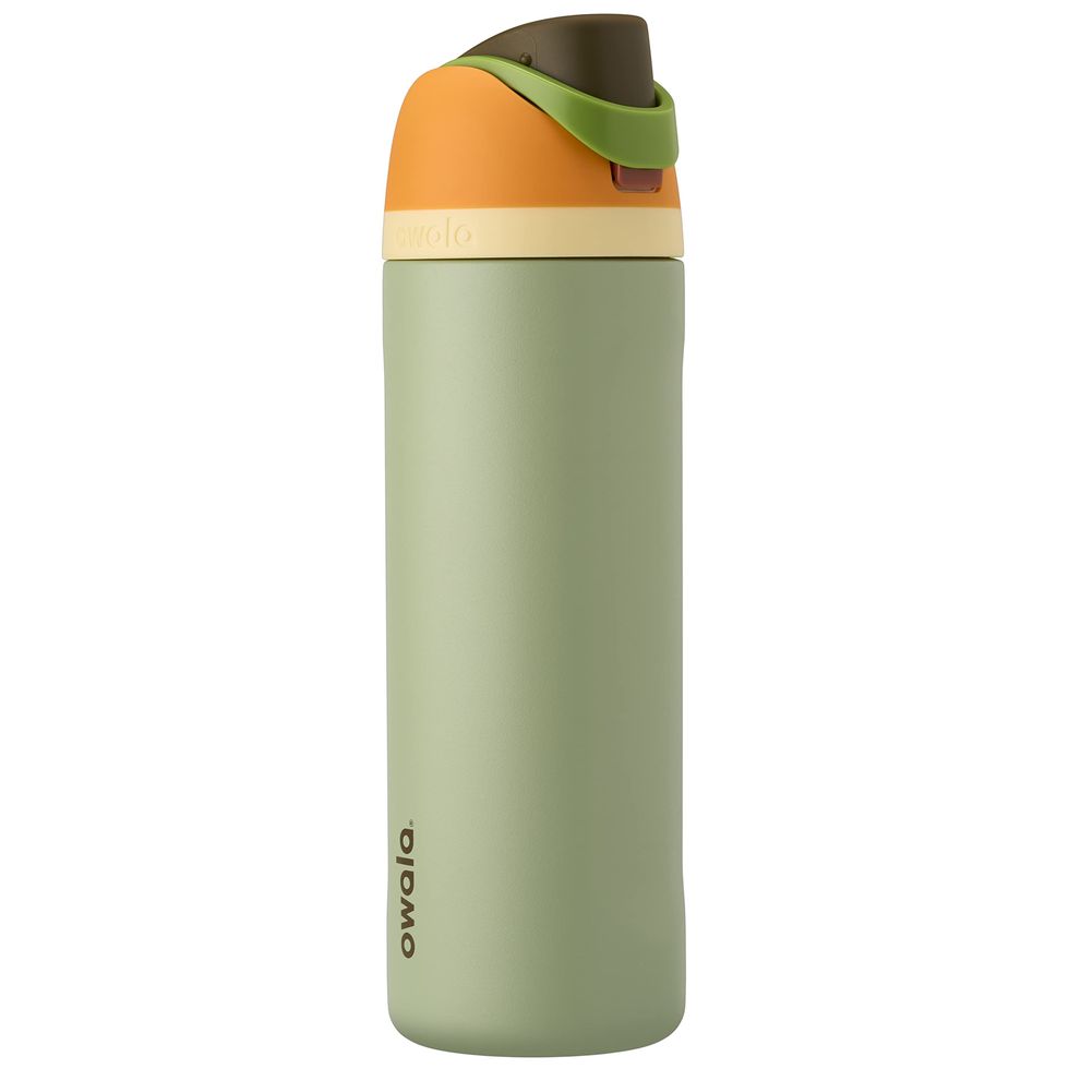 Owala FreeSip Insulated Stainless Steel Water Bottle with Straw for Sports and Travel, BPA-Free, 24-oz, Camo Cool