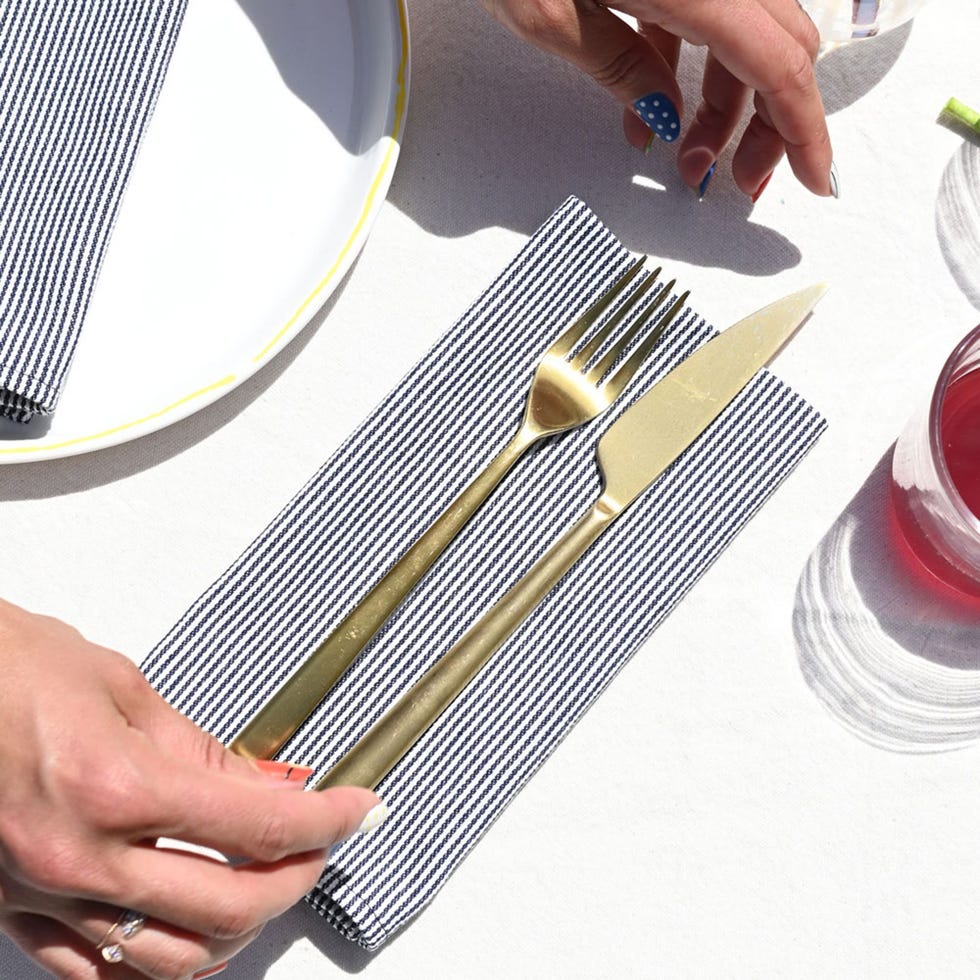Hickory Stripe Napkin Set