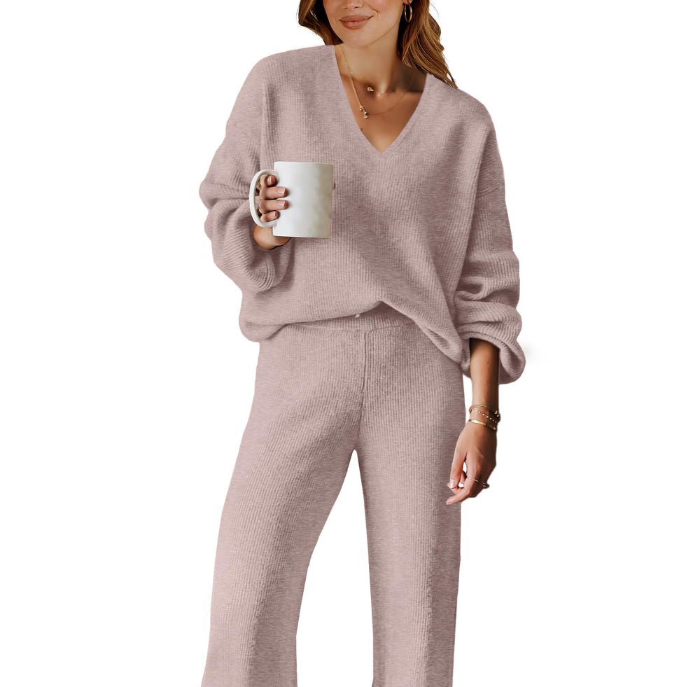 Autumn and Winter Luxury Loungewear Warm Long-Sleeved Trousers