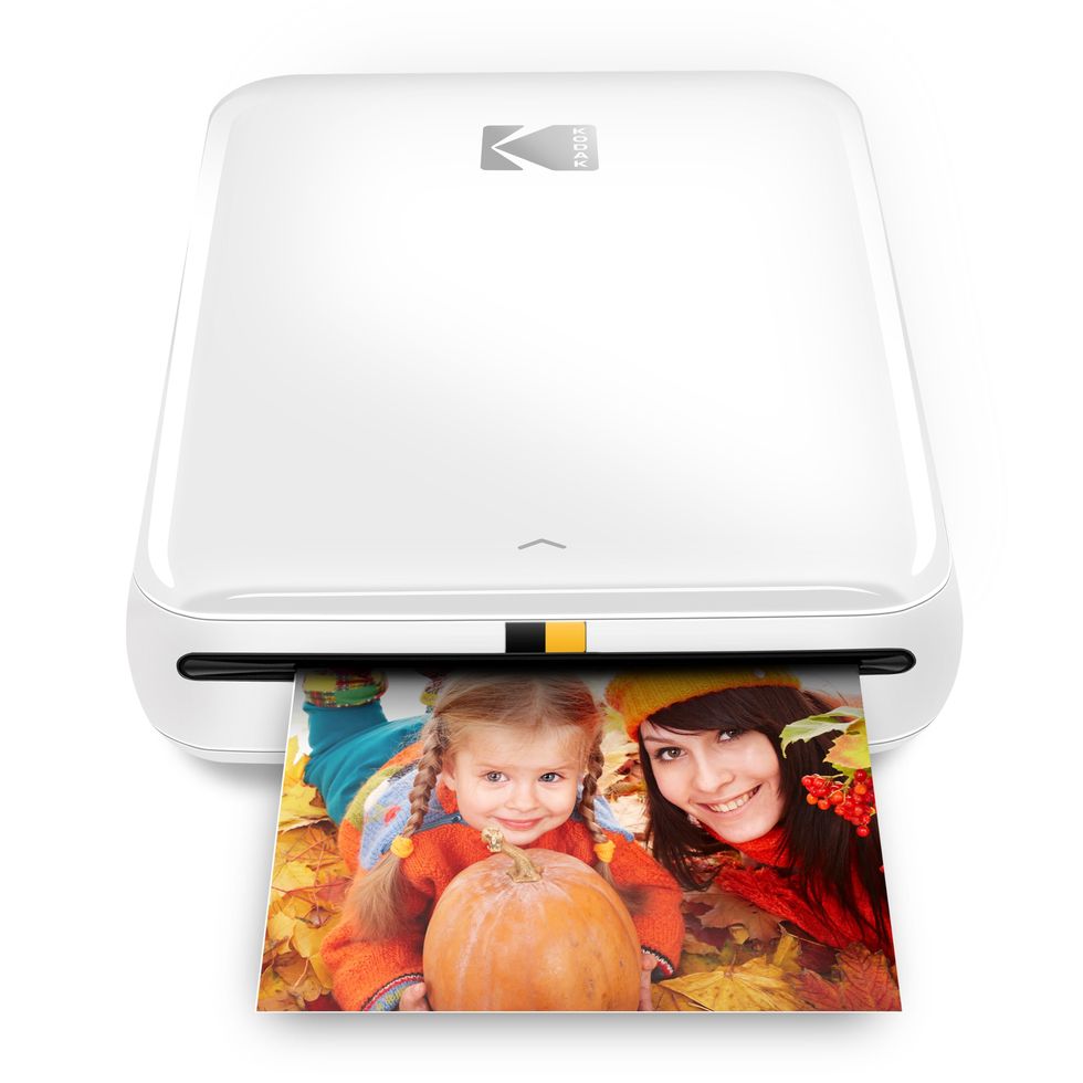 Step Wireless Mobile Photo Mini Color Printer (White)