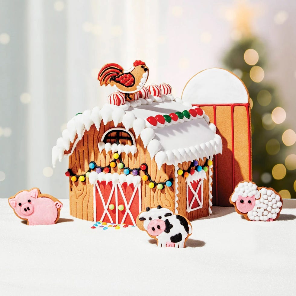 Gingerbread Barn Cookie Kit