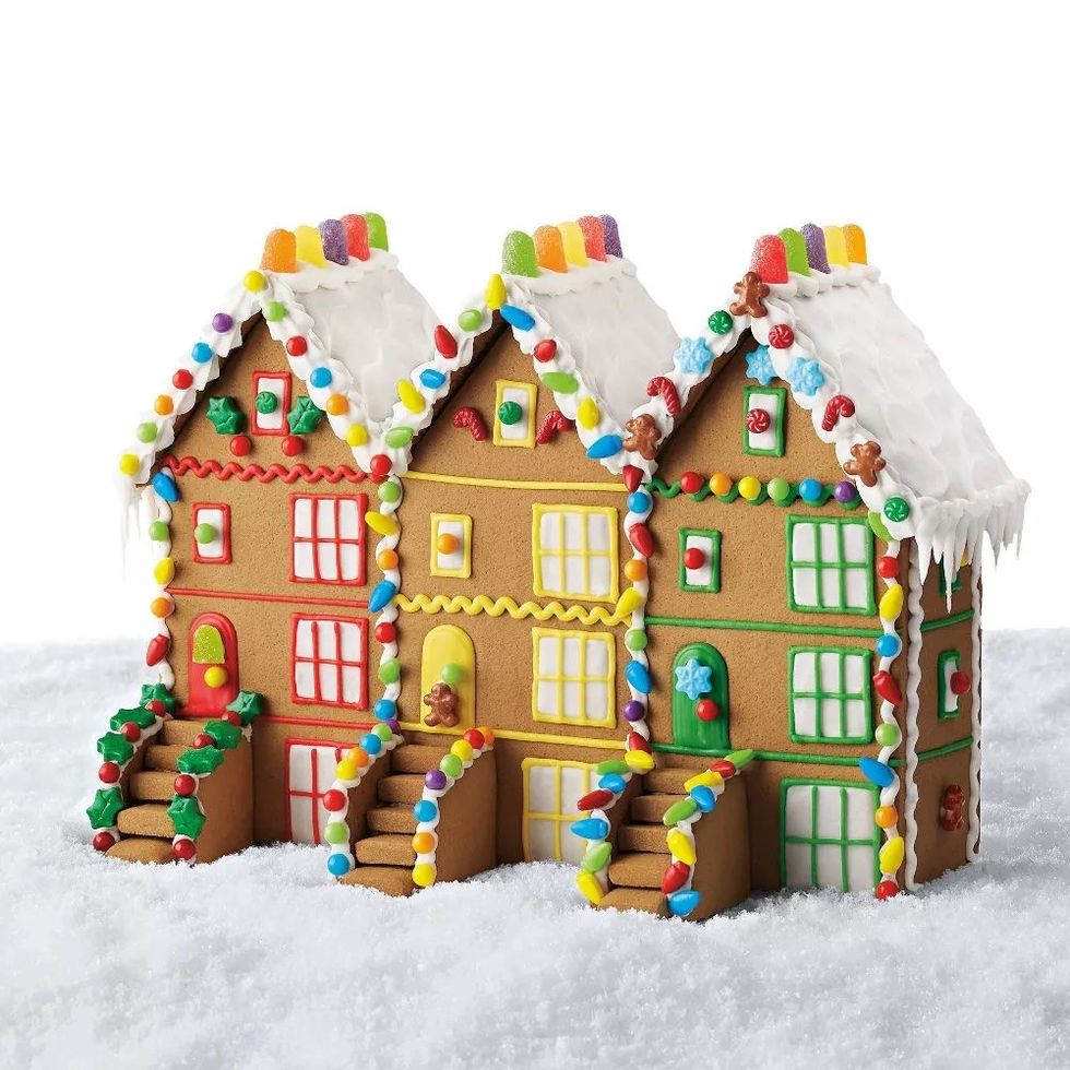 Holiday Row House Gingerbread Kit